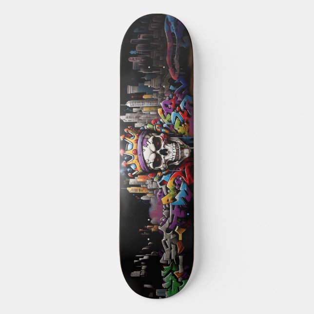 Wildstyle Graffiti 8 Skateboard (Vorderseite)