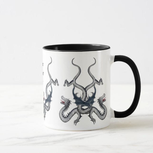 Wildthing Drache-Tasse mit Raum für Ihren Namen Tasse (Rechts)