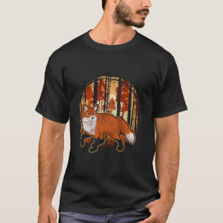 Wildtier Fuchs Wald Tier Natur Fuchs T-Shirt