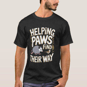 Wildtier-Rehabilitator hilft Pfoten ihren Weg zu f T-Shirt