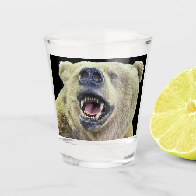 Wildtier Schnapsglas (Vorderseite)