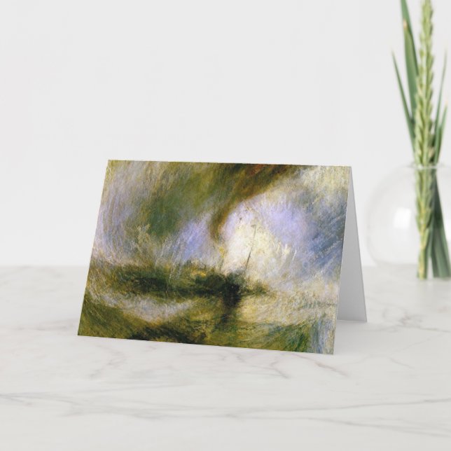 Wildtier - Schneesturm Karte (Vorderseite)