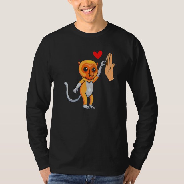 Wildtier Tierpfleger Nasenaffe Flüsterer T-Shirt (Vorderseite)