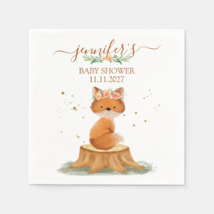 Wildtier-Wald-Fuchs-Baby-Party Serviette