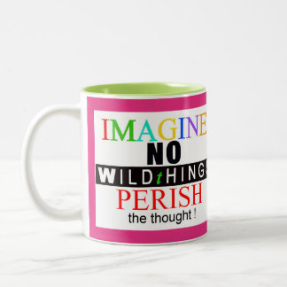 Wildtiere - BILDER - gefährdete Tiere - Zweifarbige Tasse