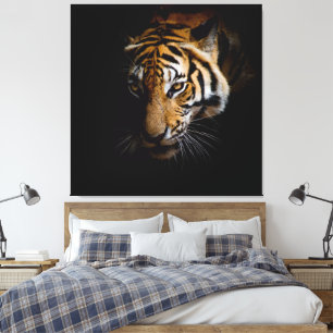 Wildtiere der Natur - Tiger Leinwand