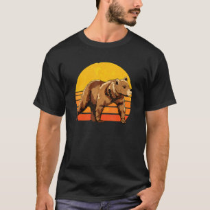 Wildtiere Grizzles Bären Retro Forest Tierbär 1 T-Shirt