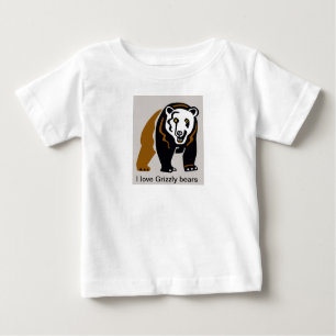 Wildtiere - I Liebe GRIZZLY BÄRS - wild lebende Ti Baby T-shirt