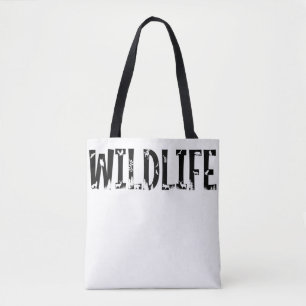 Wildtiere im Freien Typografie des Naturwaldes
