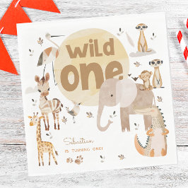 Wildtiere Kindergeburtstag Serviette