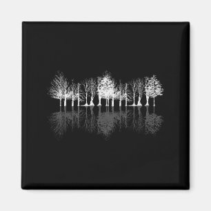 Wildtiere Outdoor Bäume Wilde Natur Spiegelung Magnet