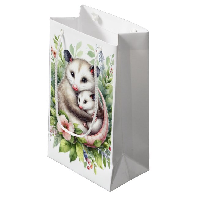 Wildtiere Possum Kleine Geschenktüte (Vorderseite Schrägansicht)