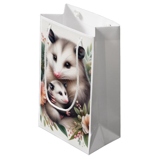 Wildtiere Possum Kleine Geschenktüte (Vorderseite Schrägansicht)