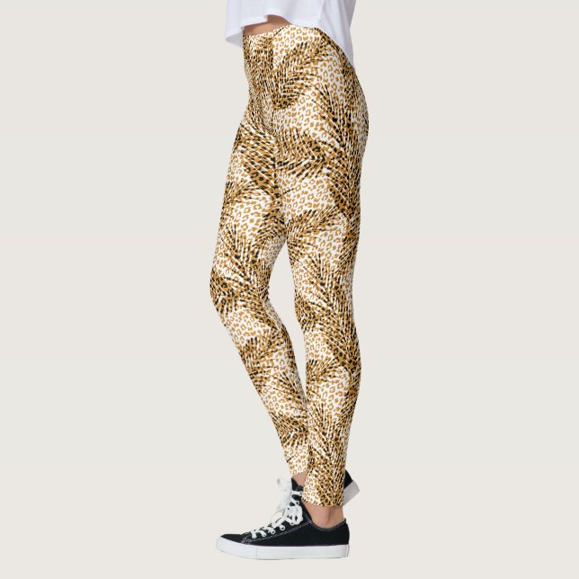 Wildtiere und Palmen Leggings (Links)