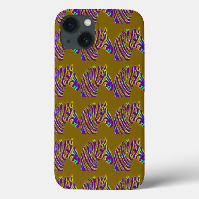 Wildtiere Wildtiere Moderne Zebras Muster Case-Mate iPhone Hülle (Rückseite)