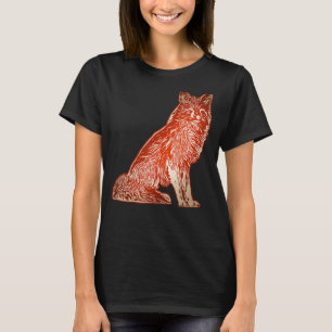 Wildtierfresser aus Rotfuchs mit Fuchs 5 T-Shirt