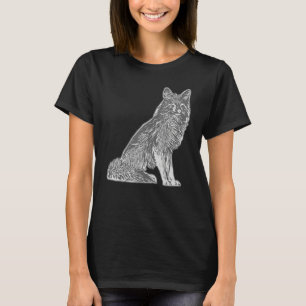 Wildtierfresser aus Rotfuchs mit Fuchs 7 T-Shirt