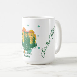 Wildtierfreundliches Farbd Design Kaffeetasse