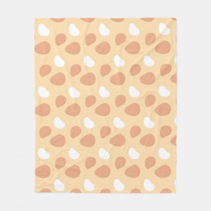 Wildtierhaut Fleecedecke