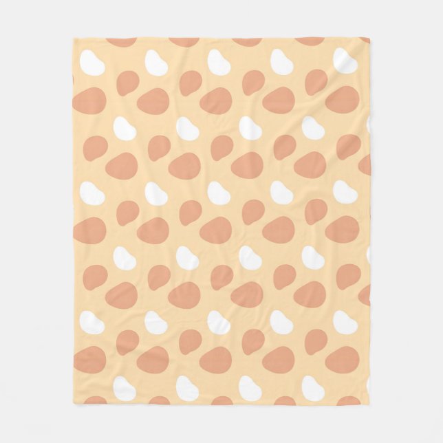 Wildtierhaut Fleecedecke (Vorderseite)