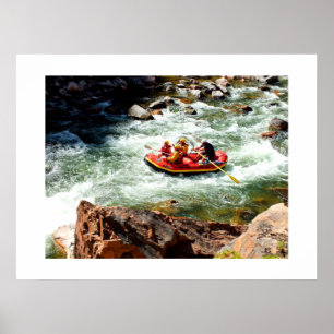 Wildwasserrafting Poster