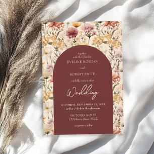 Wildwiesen-Blume von Boho Einladung