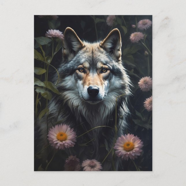 Wildwolf Postkarte (Vorderseite)