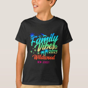 Wildwood Beach New Jersey Familien-Schwingungen 20 T-Shirt