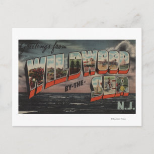 Wildwood-by-Sea, New Jersey Postkarte