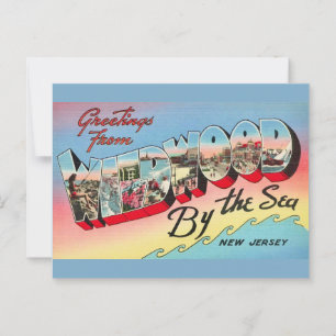 Wildwood by Sea Postcard Postkarte