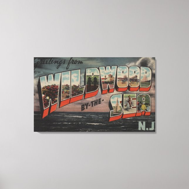 Wildwood-by-the-Sea, New Jersey 3 Leinwanddruck (Vorderseite)