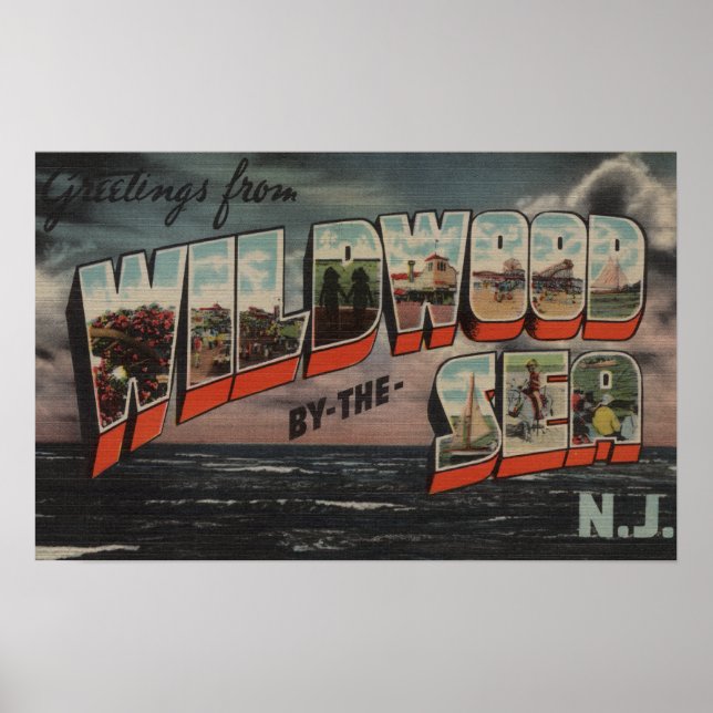 Wildwood-by-the-Sea, New Jersey 3 Poster (Vorne)