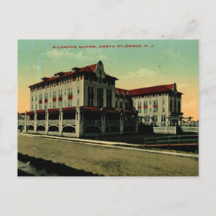 Wildwood Manor, North Wildwood, New Jersey Vintage Postkarte