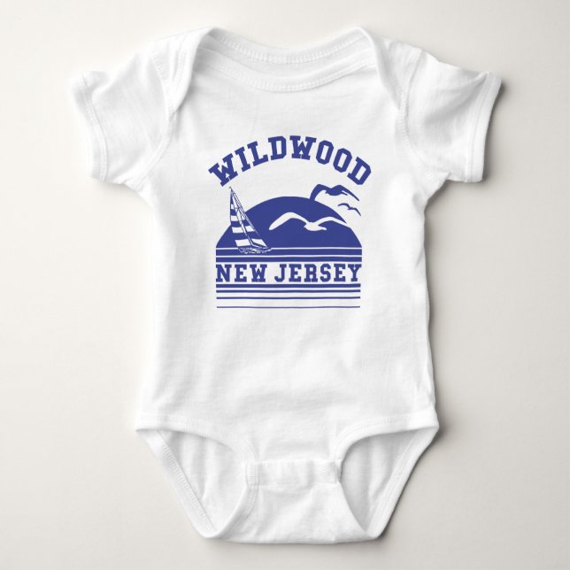 Wildwood New Jersey Baby Strampler (Vorderseite)