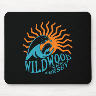 Wildwood New Jersey Beach Front und Back Mousepad