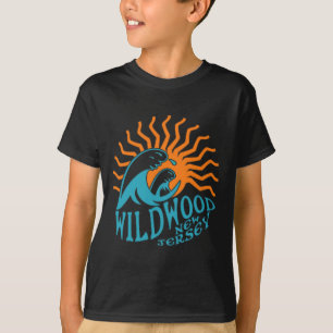 Wildwood New Jersey Beach Front und Back T-Shirt