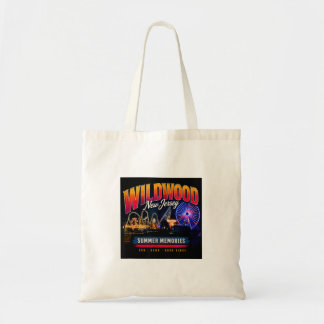 Wildwood New Jersey Retro Vintage Strandpromenade Tragetasche