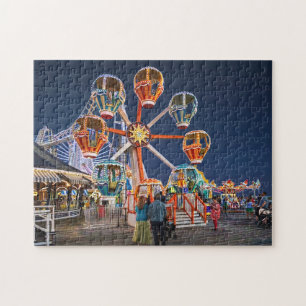 Wildwood NJ – Balloon Race Fahrt bei Nacht Puzzle