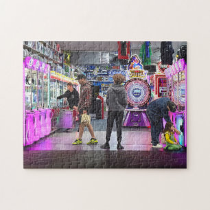 Wildwood NJ Strandpromenade Spielhalle Puzzle