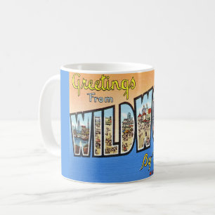 Wildwood NJ Vintage Postkarten-Tasse Kaffeetasse