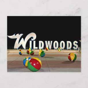 Wildwood Sign in Wildwood New Jersey Postkarte