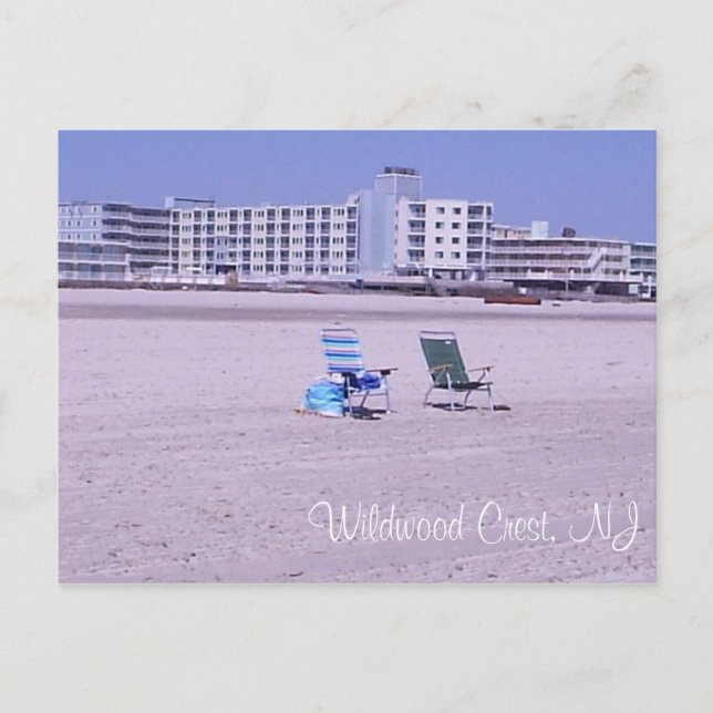 Wildwood-Wappen, NJ Postcard Postkarte (Vorderseite)