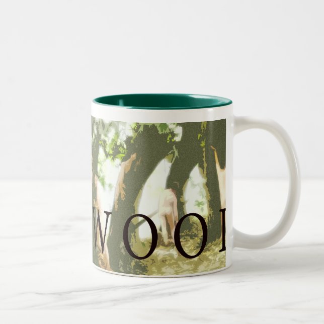 Wildwood Zentrums-Schale #2 Zweifarbige Tasse (Rechts)