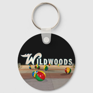 Wildwoods unterzeichnen herein Wildwood New-Jersey Schlüsselanhänger