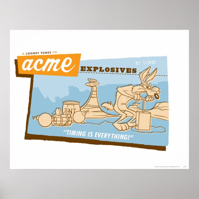 WILE E. COYOTE™ Acme Explosives 2 Poster (Vorne)