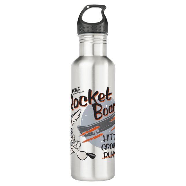 WILE E. COYOTE™ ACME Raketenboard Edelstahlflasche (Vorderseite)