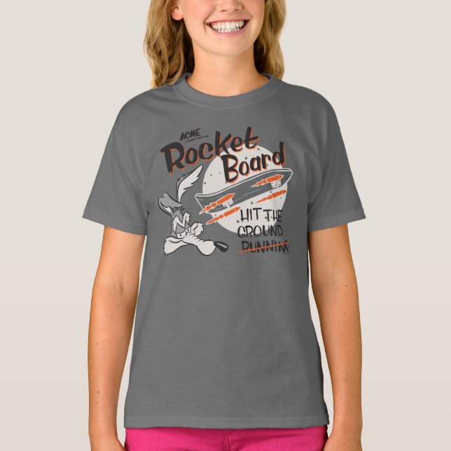 WILE E. COYOTE™ ACME Raketenboard T-Shirt (Vorderseite)
