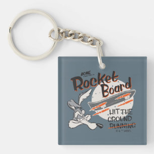 WILE E. COYOTE™ ACME Raketenskateboard Schlüsselanhänger