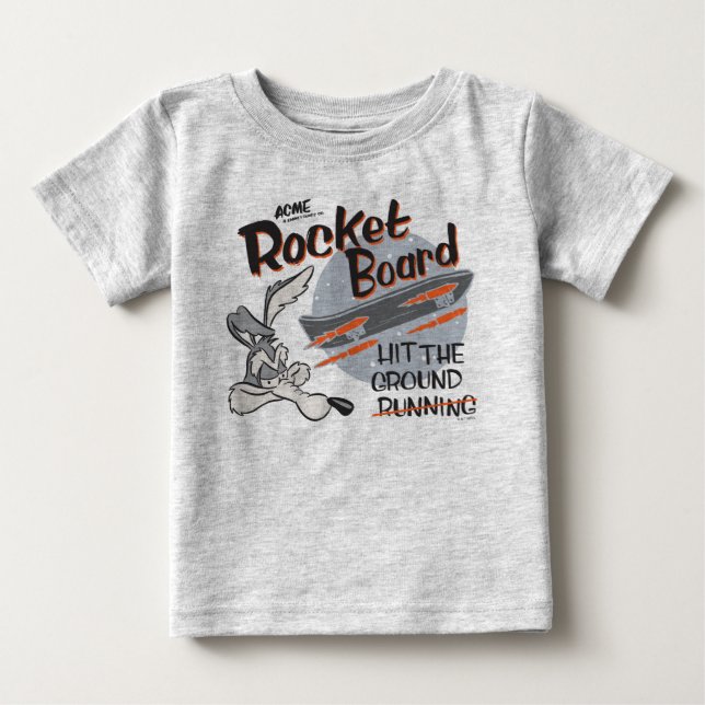 WILE E. COYOTE™ ACME Rocket Board Baby T-shirt (Vorderseite)