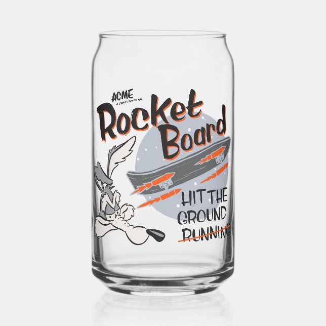 WILE E. COYOTE™ ACME Rocket Board Dosenglas (Vorderseite)